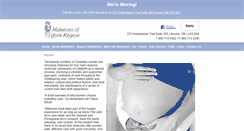 Desktop Screenshot of midwivesofyorkregion.com
